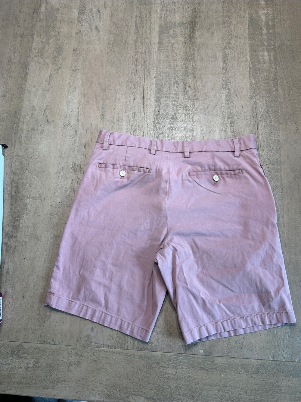 Banana Republic Pink Flat Front Men’s Shorts - Picture 5 of 6